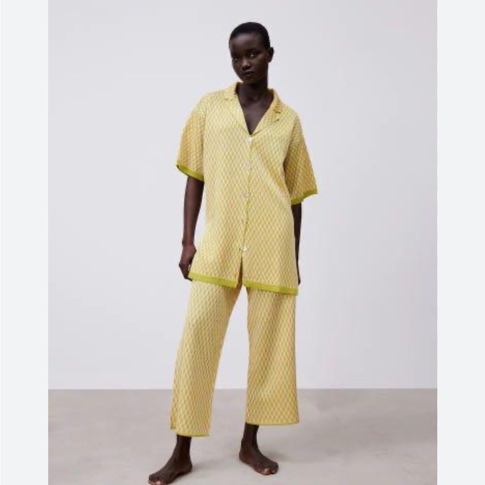 Zara JACQUARD knit set